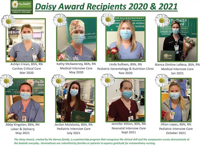 Daisy Award Recipients