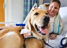 Bob with a patient